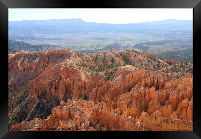 Bryce Canyon National Park Framed Print by Arun 