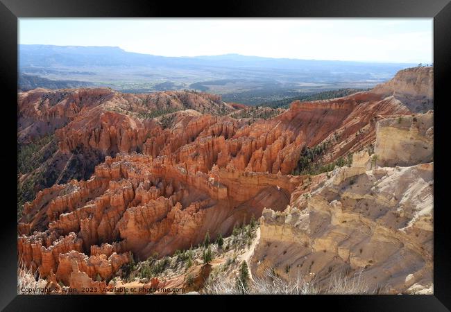 Bryce Canyon National Park Framed Print by Arun 