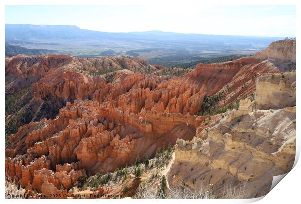 Bryce Canyon National Park Print by Arun 