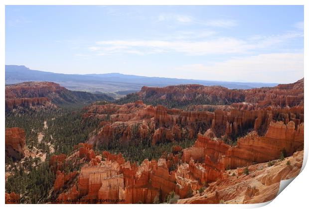 Bryce Canyon National Park Print by Arun 