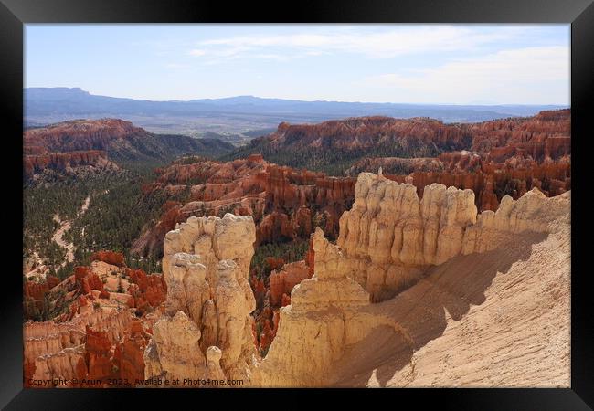Bryce Canyon National Park Framed Print by Arun 