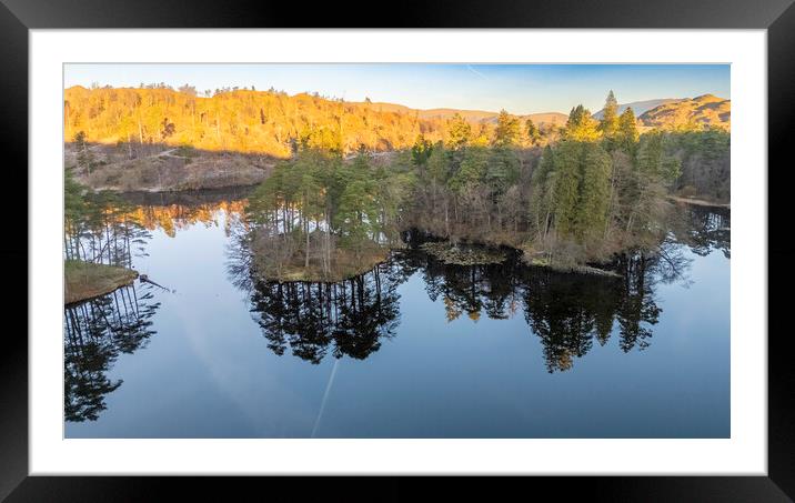 Early Morning Tarn Hows Framed Mounted Print by Steve Smith