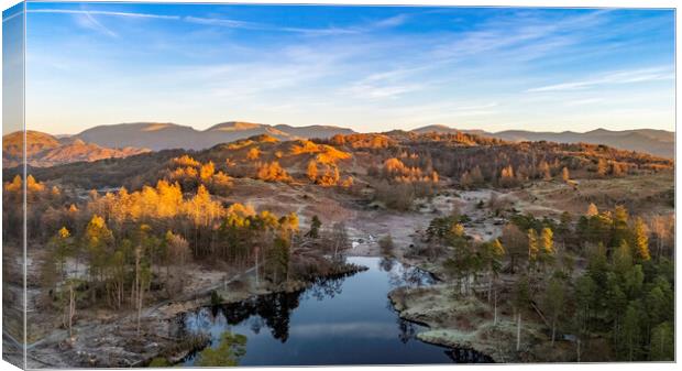 Tarns Hows Lake District Canvas Print by Steve Smith