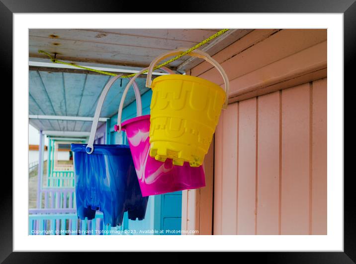 Bucket and dpdes Framed Mounted Print by Michael bryant Tiptopimage