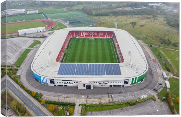 The Eco Power Stadium Canvas Print by Apollo Aerial Photography