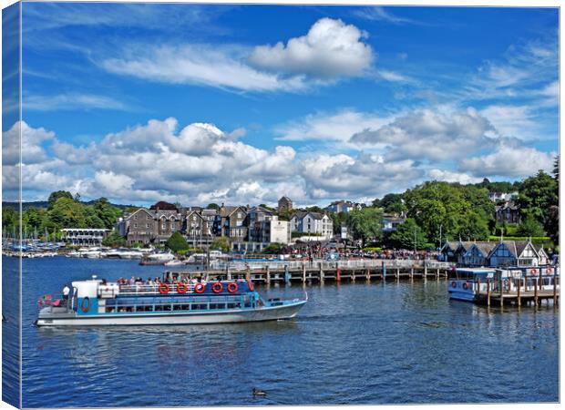 Bowness on Windermere Canvas Print by Darren Galpin