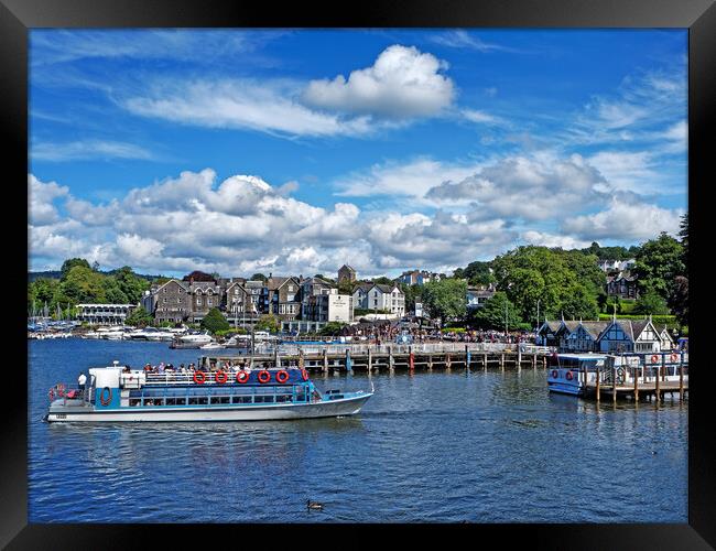 Bowness on Windermere Framed Print by Darren Galpin