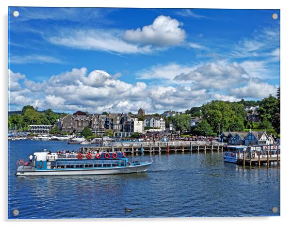 Bowness on Windermere Acrylic by Darren Galpin