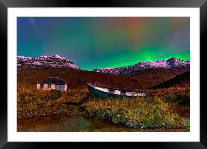 Aurora over Torridon  Framed Mounted Print by JC studios LRPS ARPS