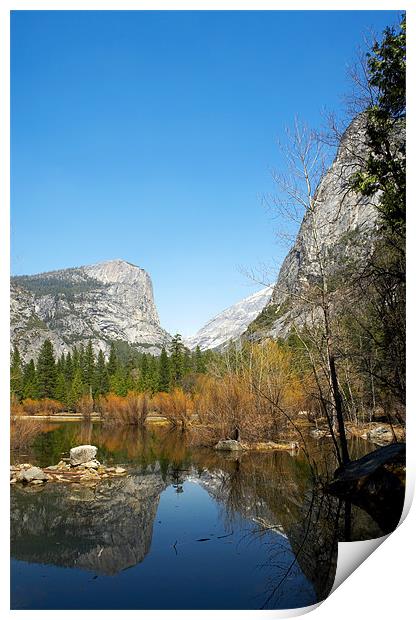 Mirror Lake,Yosemite National Park Print by Sharpimage NET