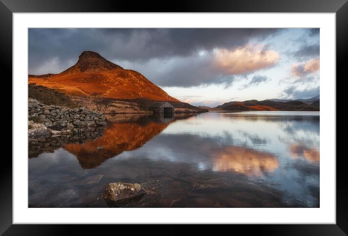 Cregennan Lakes Framed Mounted Print by Rory Trappe
