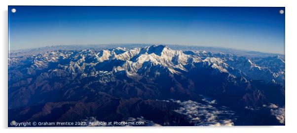 Mount Everest Acrylic by Graham Prentice