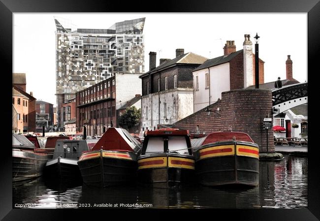 Birmingham Canalscape Framed Print by RJ Bowler