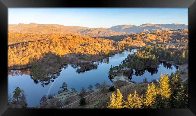 Tarns Hows Lake District Framed Print by Steve Smith