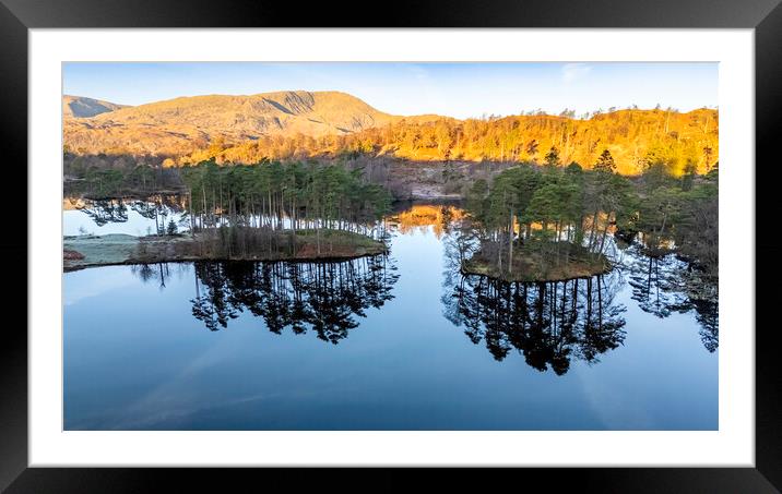 Tarns Hows To Wetherlam Framed Mounted Print by Steve Smith