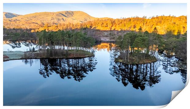 Tarns Hows To Wetherlam Print by Steve Smith