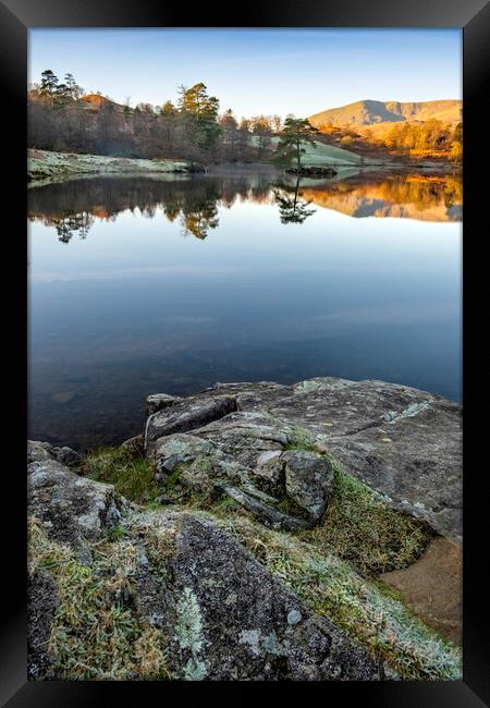 Tarns Hows To Old Man Of Coniston Framed Print by Steve Smith