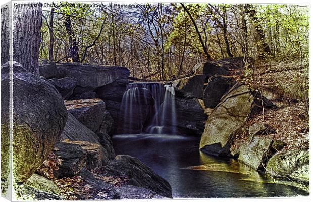 Big City Waterfall Canvas Print by Chris Lord
