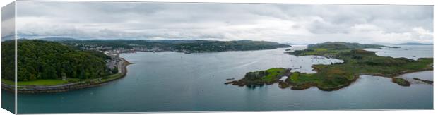 Oban and the Isle of Kerrera Canvas Print by Apollo Aerial Photography
