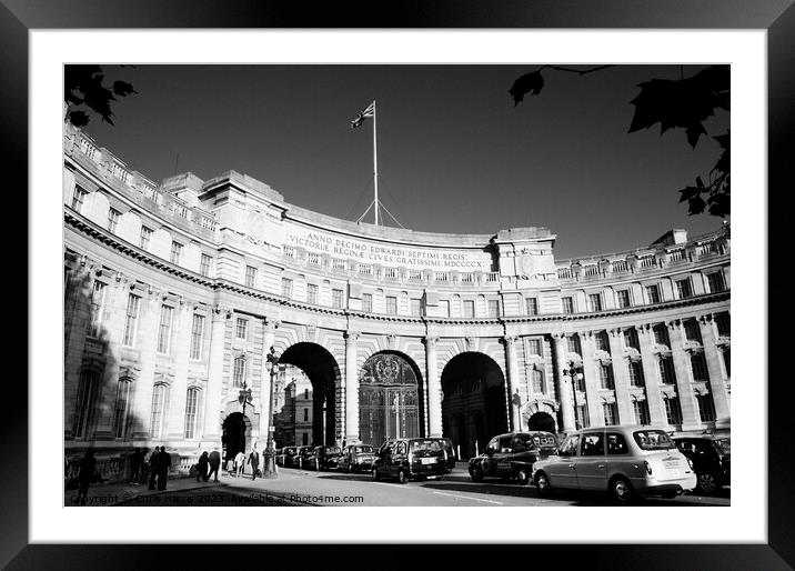 Admiralty Arch, London Framed Mounted Print by Chris Harris