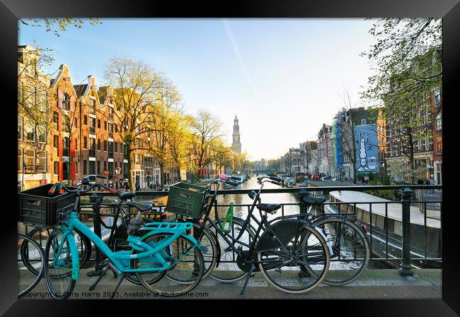 Prince's Canal, Amsterdam Framed Print by Chris Harris