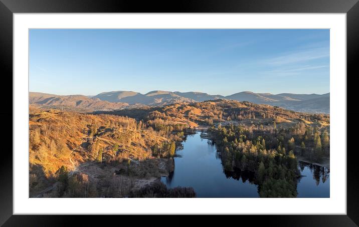 Tarns Hows Framed Mounted Print by Steve Smith