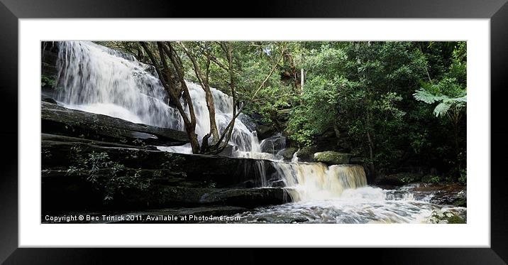 Wild Rivers Framed Mounted Print by Bec Trinick