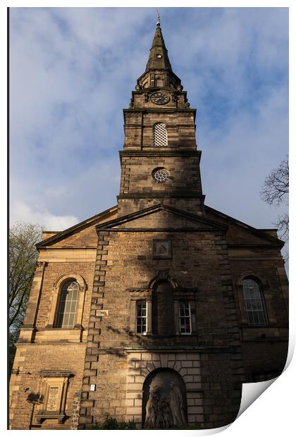 Church of St Cuthbert in Edinburgh Print by Artur Bogacki