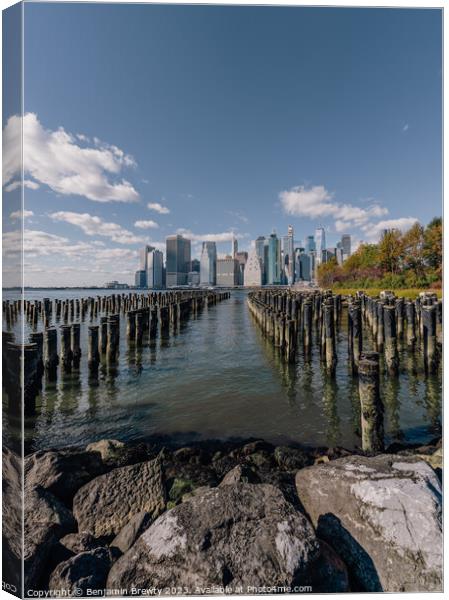 Old Pier One Canvas Print by Benjamin Brewty