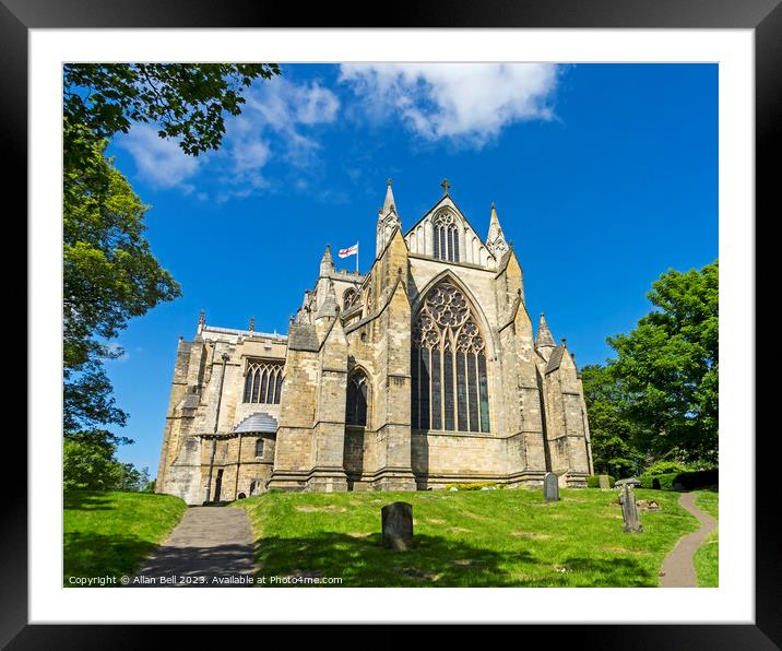 Ripon Cathedral Framed Mounted Print by Allan Bell