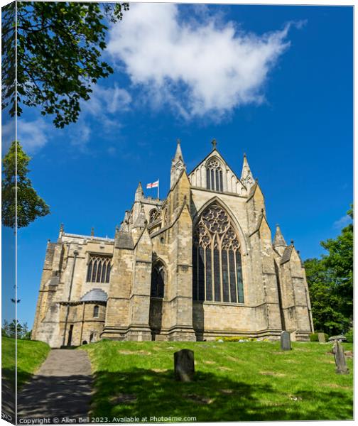 Ripon Cathedral Canvas Print by Allan Bell