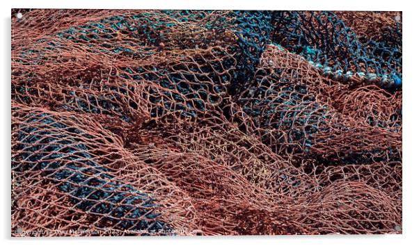 Fishing Nets Acrylic by Tom McPherson