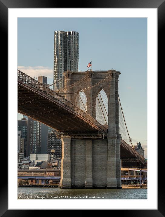New York City Architecture Framed Mounted Print by Benjamin Brewty