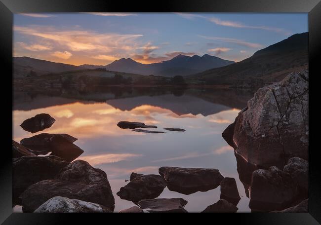 Snowdon reflection Framed Print by Rory Trappe