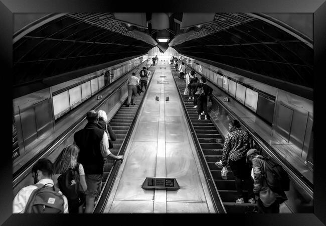 London Underground Framed Print by Glen Allen