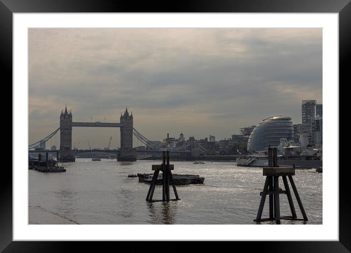 Iconic London Framed Mounted Print by Glen Allen