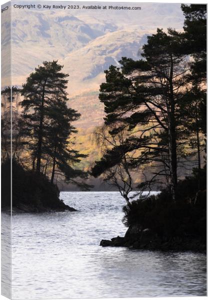 Loch Katrine Canvas Print by Kay Roxby