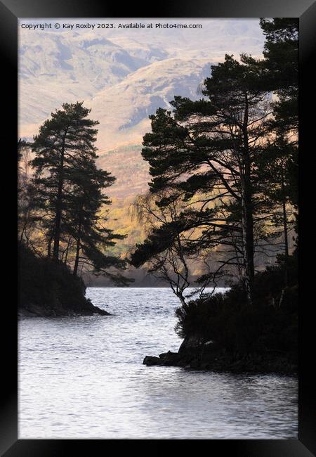 Loch Katrine Framed Print by Kay Roxby