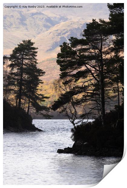 Loch Katrine Print by Kay Roxby