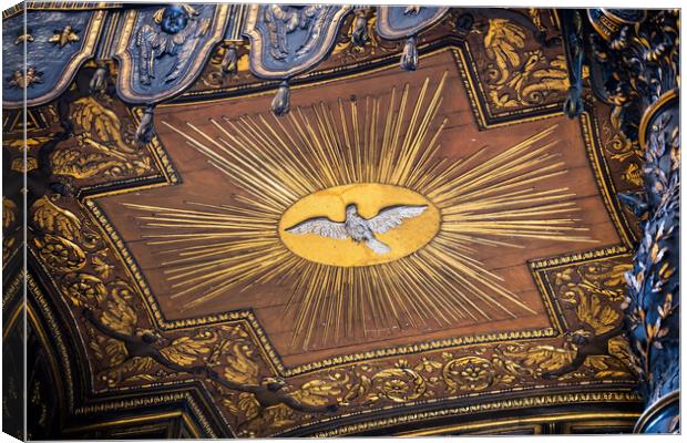 Dove of the Holy Spirit Canvas Print by Artur Bogacki