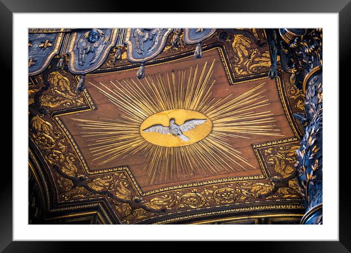 Dove of the Holy Spirit Framed Mounted Print by Artur Bogacki