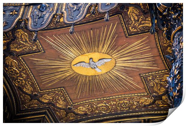 Dove of the Holy Spirit Print by Artur Bogacki