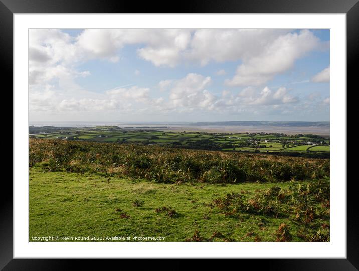 Gower landscape Framed Mounted Print by Kevin Round