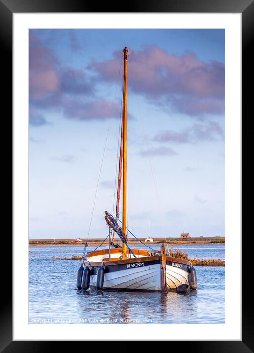 Serenity on the North Norfolk Coast   Framed Mounted Print by Jim Key