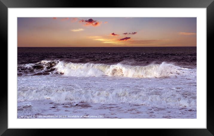 Seascape 321 Framed Mounted Print by Tom McPherson