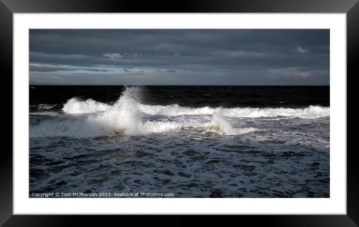 Seascape 324 Framed Mounted Print by Tom McPherson