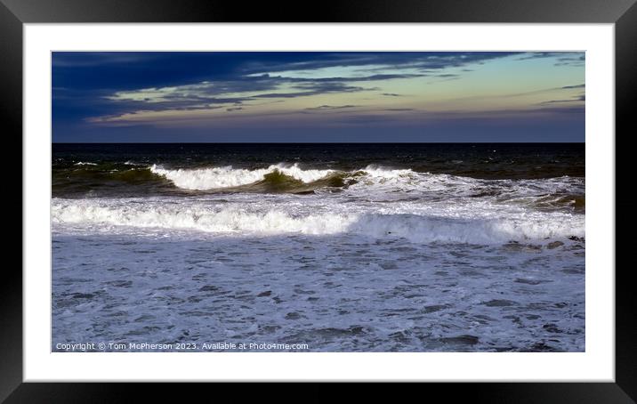 Seascape 326 Framed Mounted Print by Tom McPherson