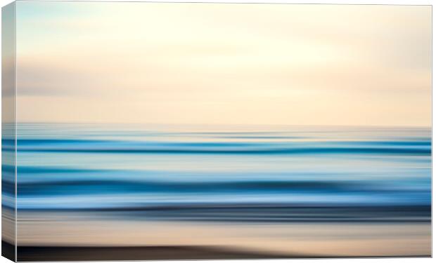 Soulful Lines Of The Sea Canvas Print by Joseph S Giacalone