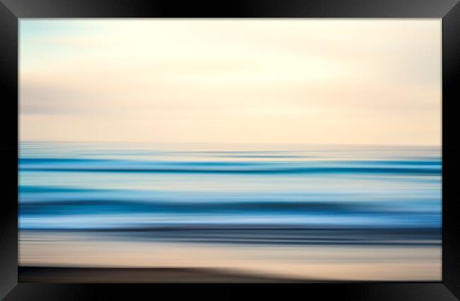 Soulful Lines Of The Sea Framed Print by Joseph S Giacalone