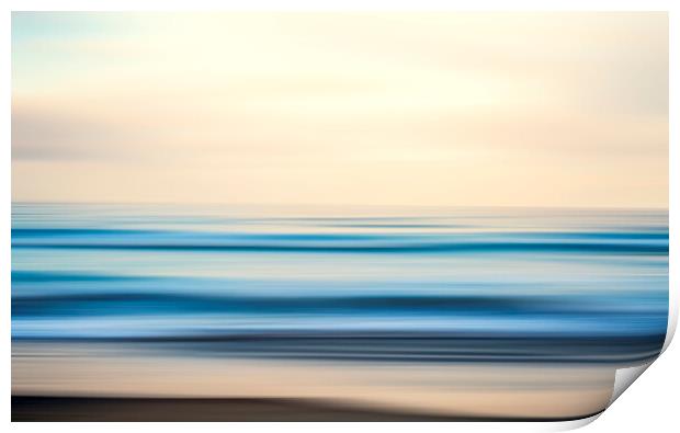 Soulful Lines Of The Sea Print by Joseph S Giacalone
